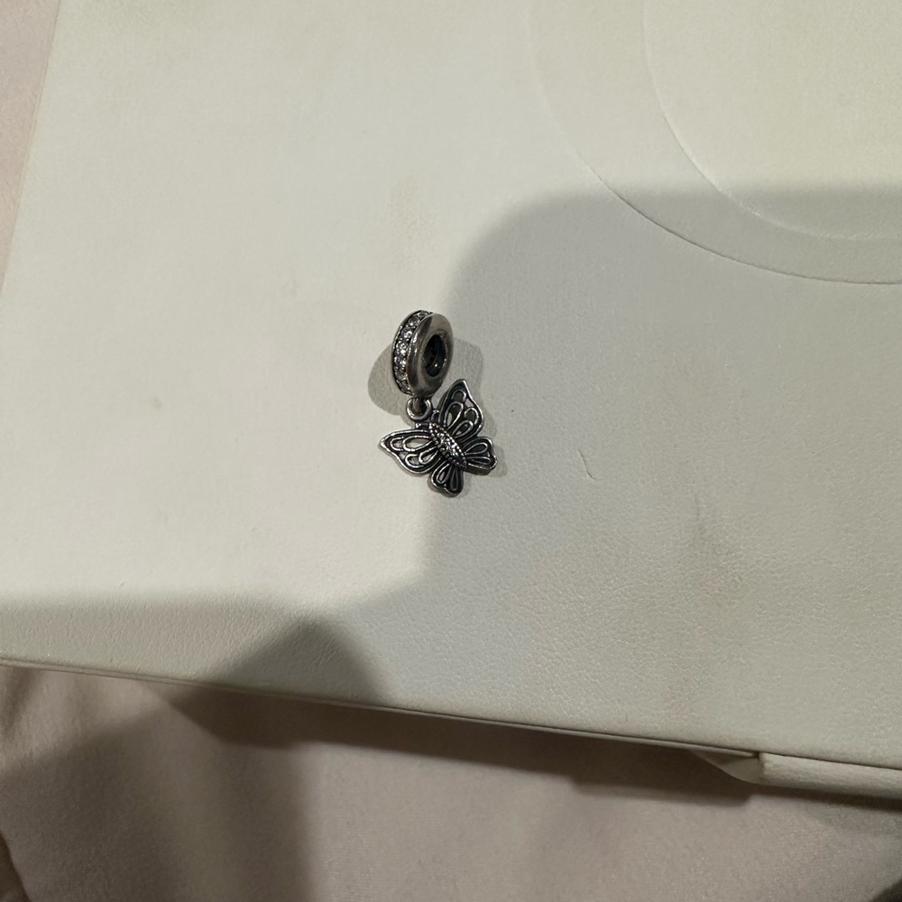 Pandora butterfly charm